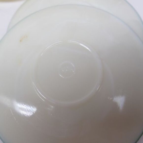 McKee Custard LAUREL Green Trim 11 Pieces Vintage Children's Hostess Dishes - Picture 5 of 5